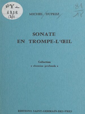 cover image of Sonate en trompe-l'œil
